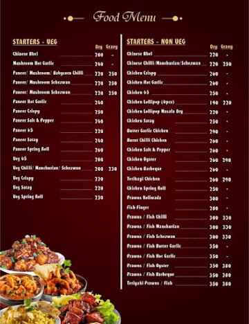 Tasty Buds Kitchen menu 