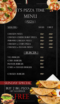 It's Pizza Time menu 1