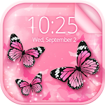 Cover Image of Download Pink Butterfly Live Wallpaper 1.0 APK