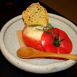 Japanese tomato dinner in the $500 Ryokan at Senkei in Yumoto, Hakone in Hakone, Japan 