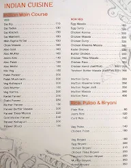 Sangolda Shack menu 1