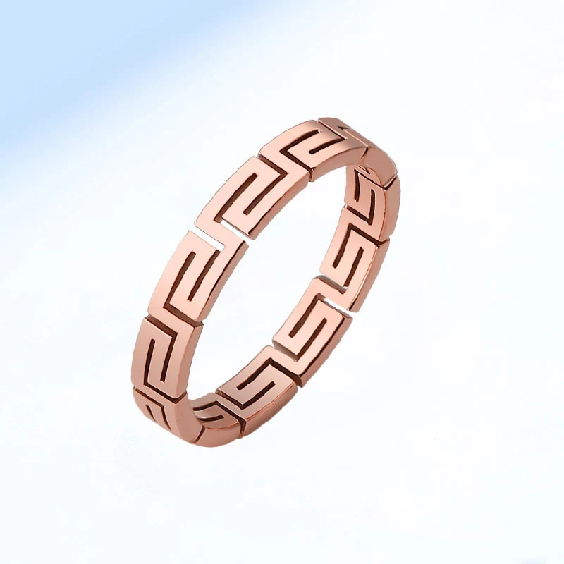 Pigmentloze staartringen voor koppels Elegante sieraden voor hem en haar, perfect om eeuwige liefde en verbinding uit te drukken.