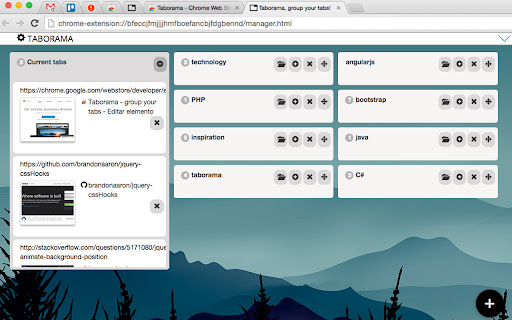 Taborama - group your tabs
