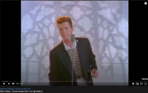 Rickroll Extension