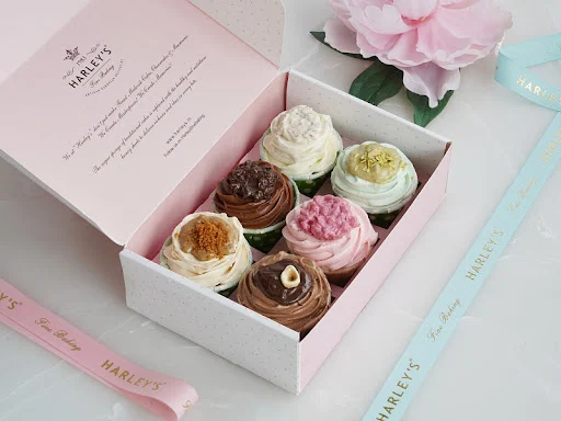 Assorted Crocante Cupcakes [Pack Of 6]