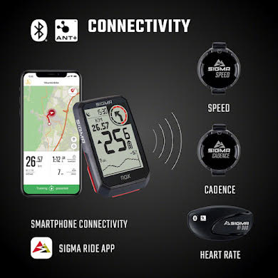 Sigma ROX 4.0 GPS Bike Computer with Sensor Set - Wireless, Rechargeable alternate image 1