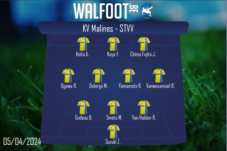 Composition STVV | KV Malines - STVV (05/04/2024)