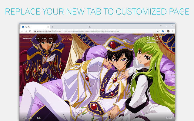 Code Geass Wallpapers HD Custom Anime New Tab