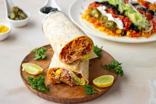 Peri Peri Paneer Burrito Wrap