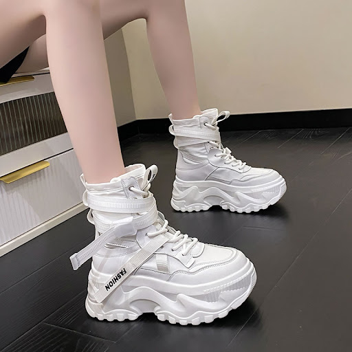 Title 3, High Top Casual Round Toe Muffin Sole Heighteni...