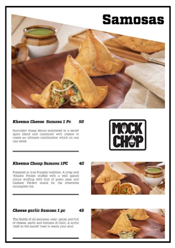 Mock Chop menu 