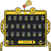 yellow robot keyboard bee auto bumble bot chevy  Icon