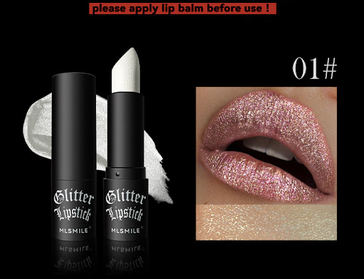Title 5, Pearlescent Thin and Glittering Diamond Lipstic...