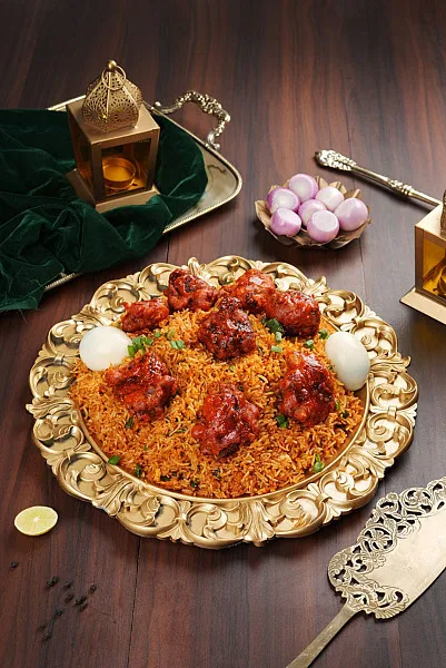 Mutton Kabsa Rice (8 Pieces)