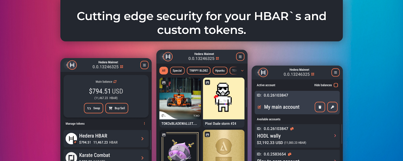 Blade – Hedera Web3 Digital Wallet Preview image 6