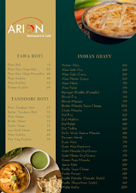 Arion - Restaurant & Café menu 3