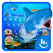 3D Ocean Shark Keyboard Theme  Icon