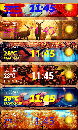 免費下載個人化APP|Autumn Weather Clock Widget app開箱文|APP開箱王