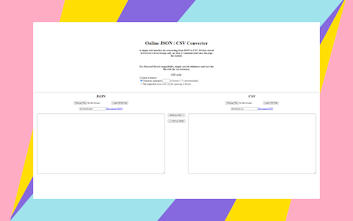 CSV to JSON Converter