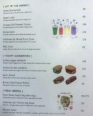 Salubrew Cafe menu 5