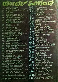 Sri Gandha menu 1