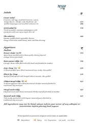 Zoya - Fairmont Jaipur menu 4