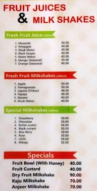 Midland Bakery menu 1