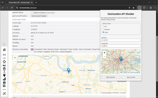 Geolocation API Blocker