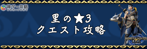 モンハンライズ_里の星3クエスト