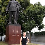 an afternoon jog on the Bund in Shanghai in Shanghai, China 