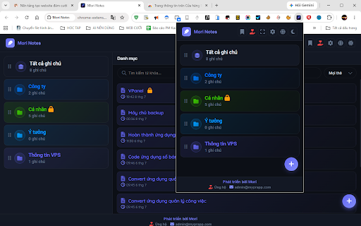 Mori Notes - Notes & Bookmarks screenshot 1