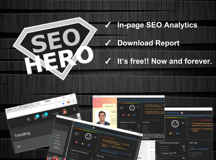SEO Hero: In-page SEO Analysis Preview image 1
