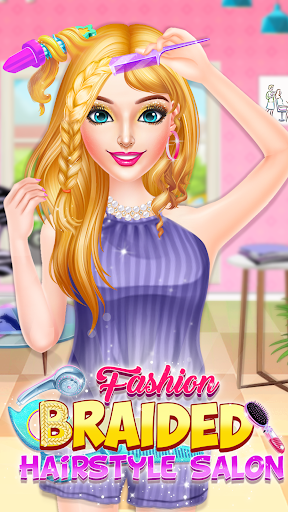 Screenshot Braided Hair Salon Girls Games