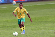 Teboho Mokoena during the 2022 FIFA World Cup Qualifier match between South Africa and Ghana at FNB Stadium. 