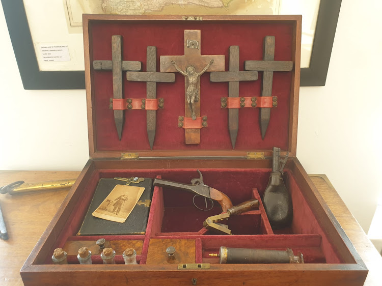 An antique vampire killing kit is on sale in South Africa.