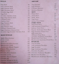 Kolkata Roll & Fast Food menu 3