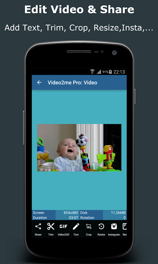   Video2me Pro: Video, GIF Maker- 스크린샷 