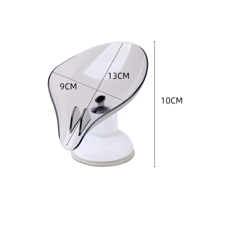 Jabonera con ventosa con forma de ballena para baño, bandeja de drenaje, soporte para jabón, ideal para mantener el jabón seco y organizado.