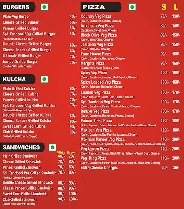 Gaurav Grills menu 