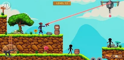 Stickman Shooting Gun Game Screenshot