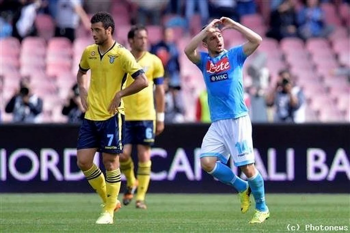 Mertens buteur, Naples vainqueur