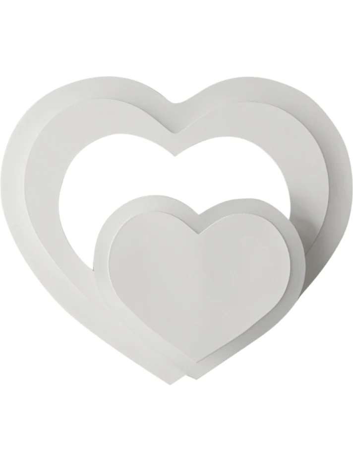 LED Heart-shaped Creative Bedroom Living Room Road Background Wall Bedside Lamp