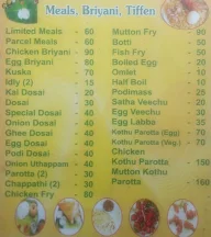 Sri Meenachi Chettinad menu 3