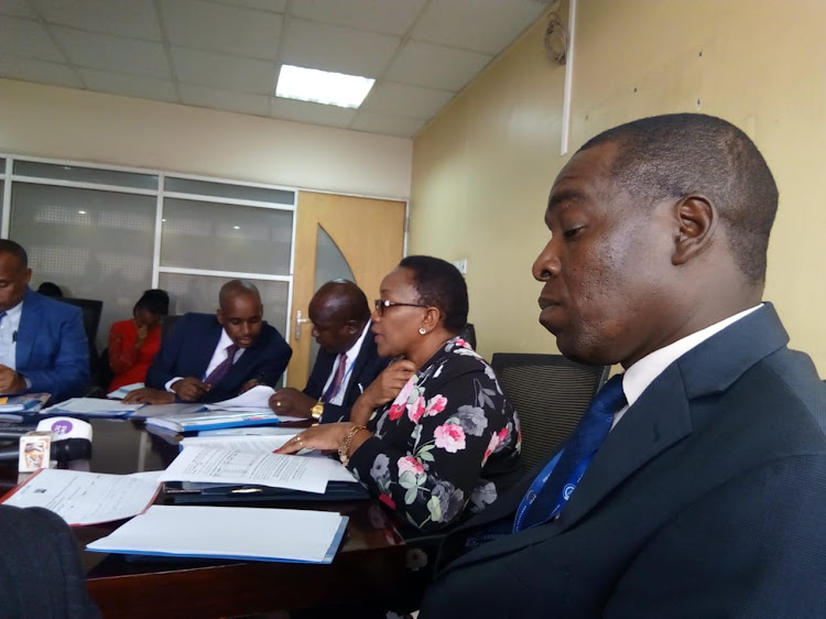 Health CS Sicily Kariuki before the National Assembly Health Committee on May 7, 2019