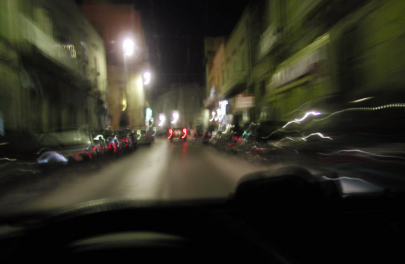 Corsa in auto di Alcoriano