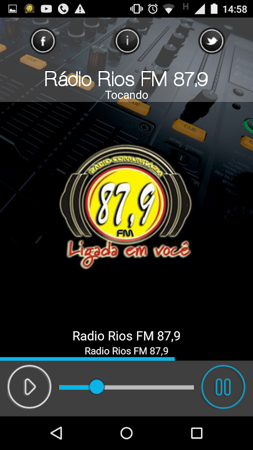 Rádio Rios FM 87,9 Screen 3