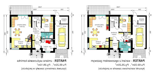 BW-36 wariant 2 (FL) - Rzut parteru - propozycja adaptacji