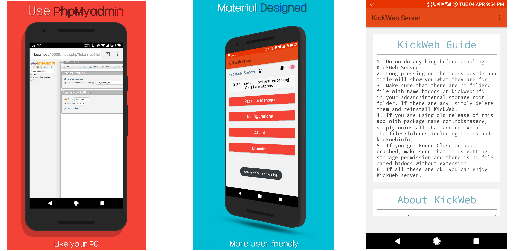 Web Server Php Myadmin Mysql Para Android Apk Descargar