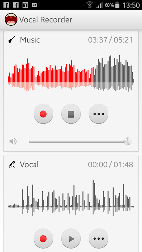 Vocal Recorder TwoTrack Studio