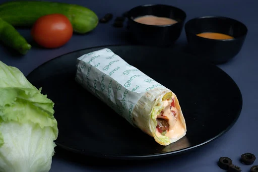 American Cheesy Falafel Wrap